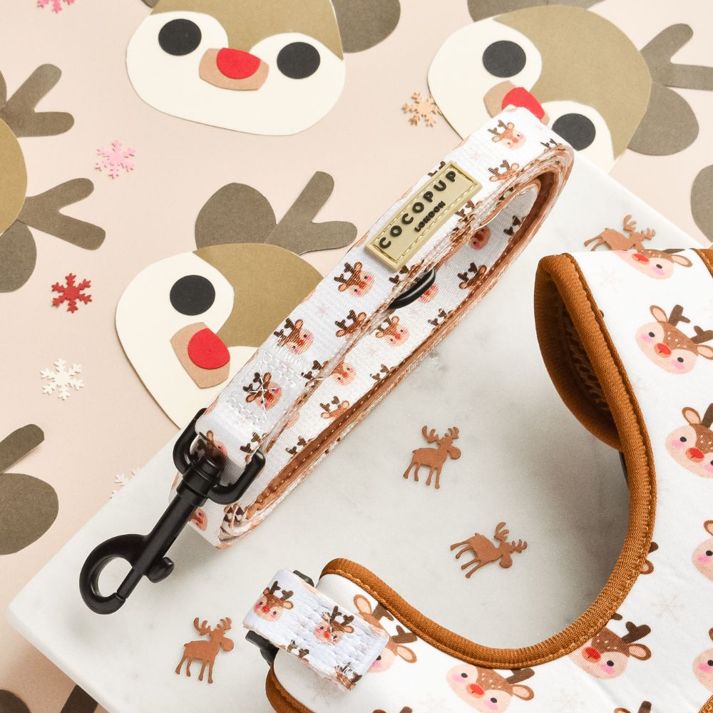 Cocopup London Dog Lead Ralphie Reindeer Ships from Australia