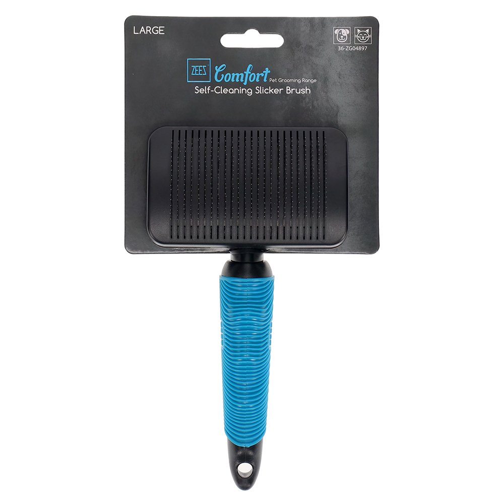 ZeeZ Comfort Self-Cleaning Slicker Brush AU Owned