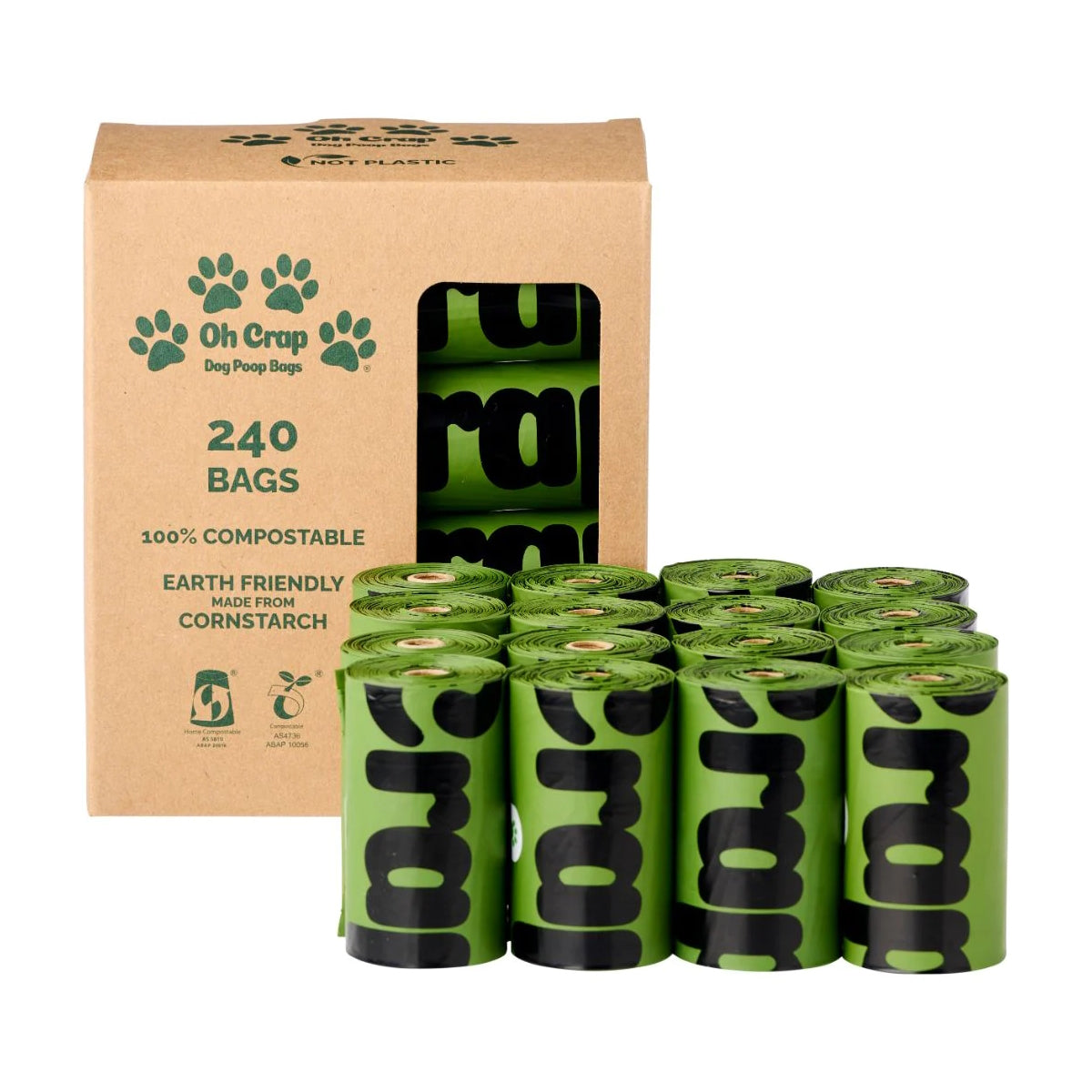 Oh Crap Compostable Dog Poop Bags Ships from Australia