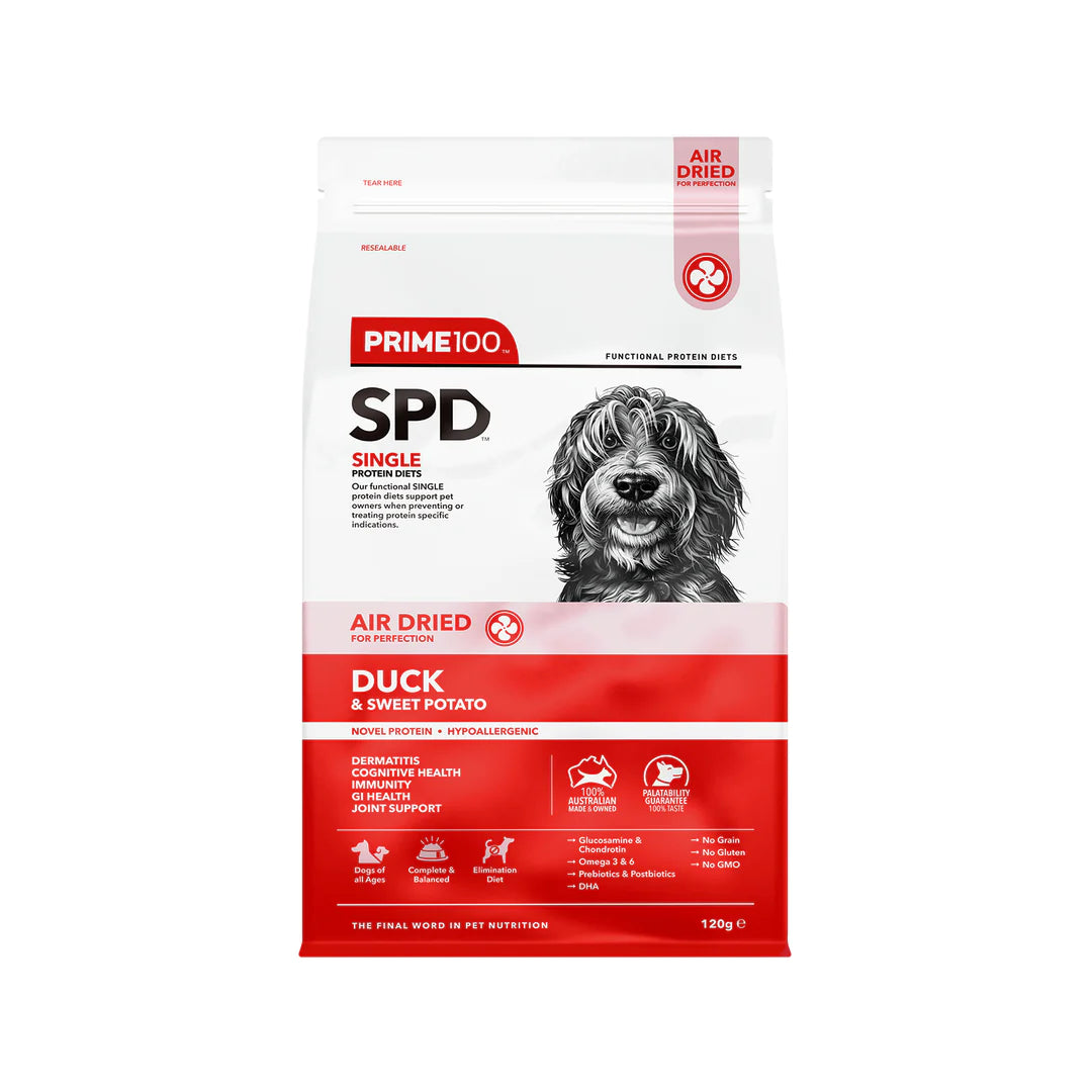 Prime100 SPD Air Dried Duck & Sweet Potato AU Owned