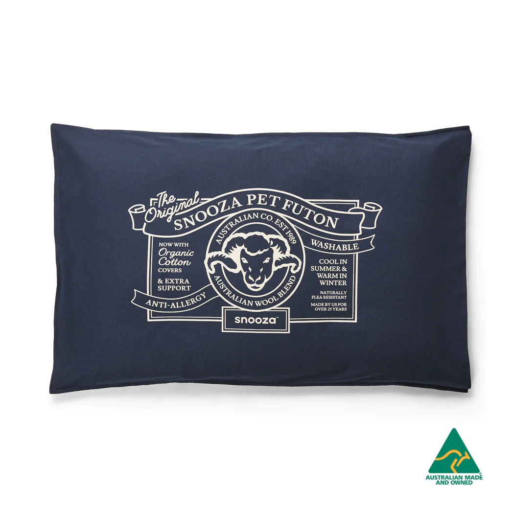 Snooza Organic Pet Futon Blue AU Owned