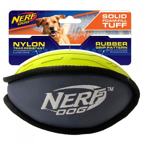 NERF DOG Rubber & Nylon Plush Football Ships from Australia