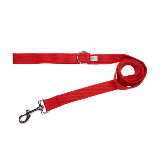 Beau Pets Webbing Lead Red AU Owned