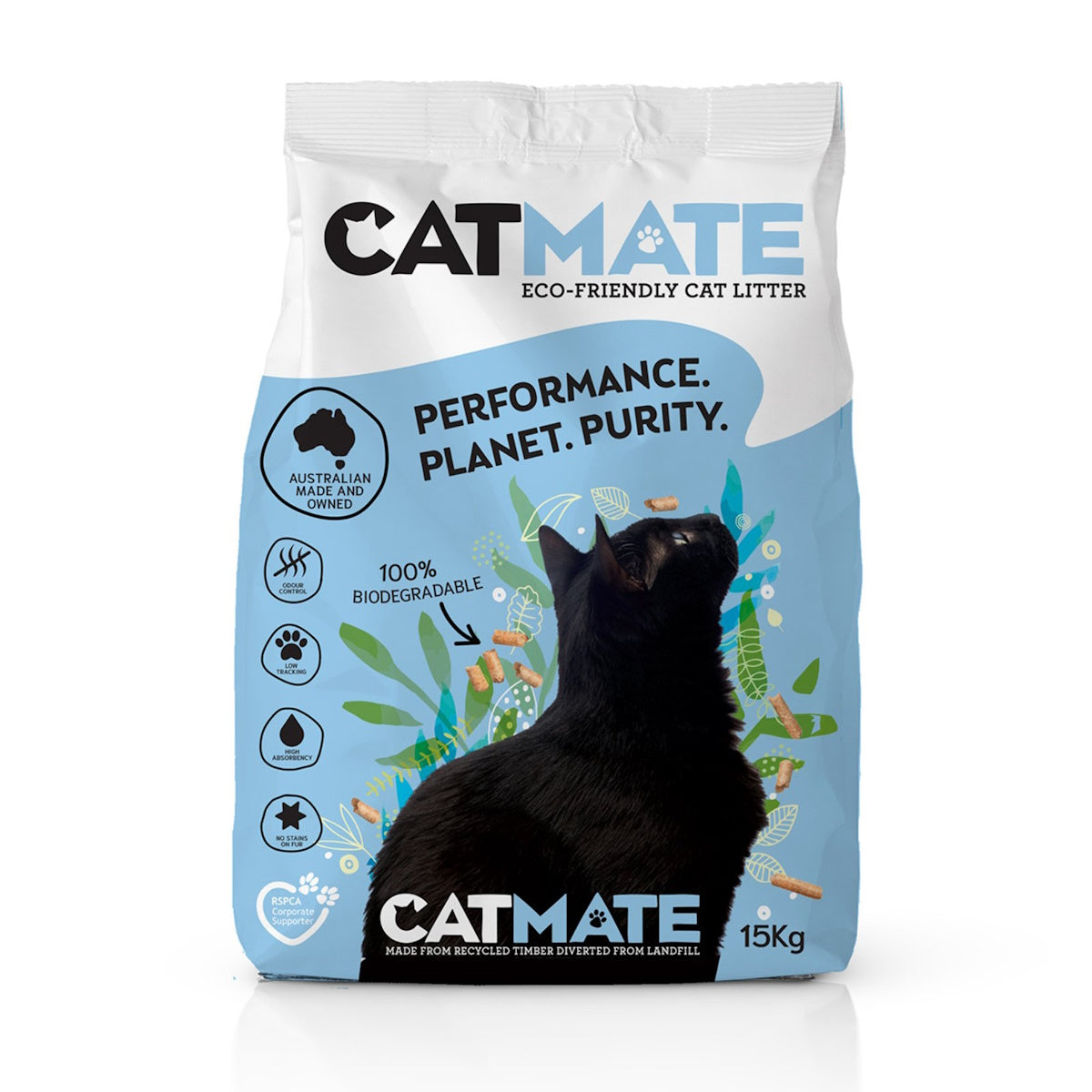 CatMate Wood Pellet Cat Litter Ships from Australia