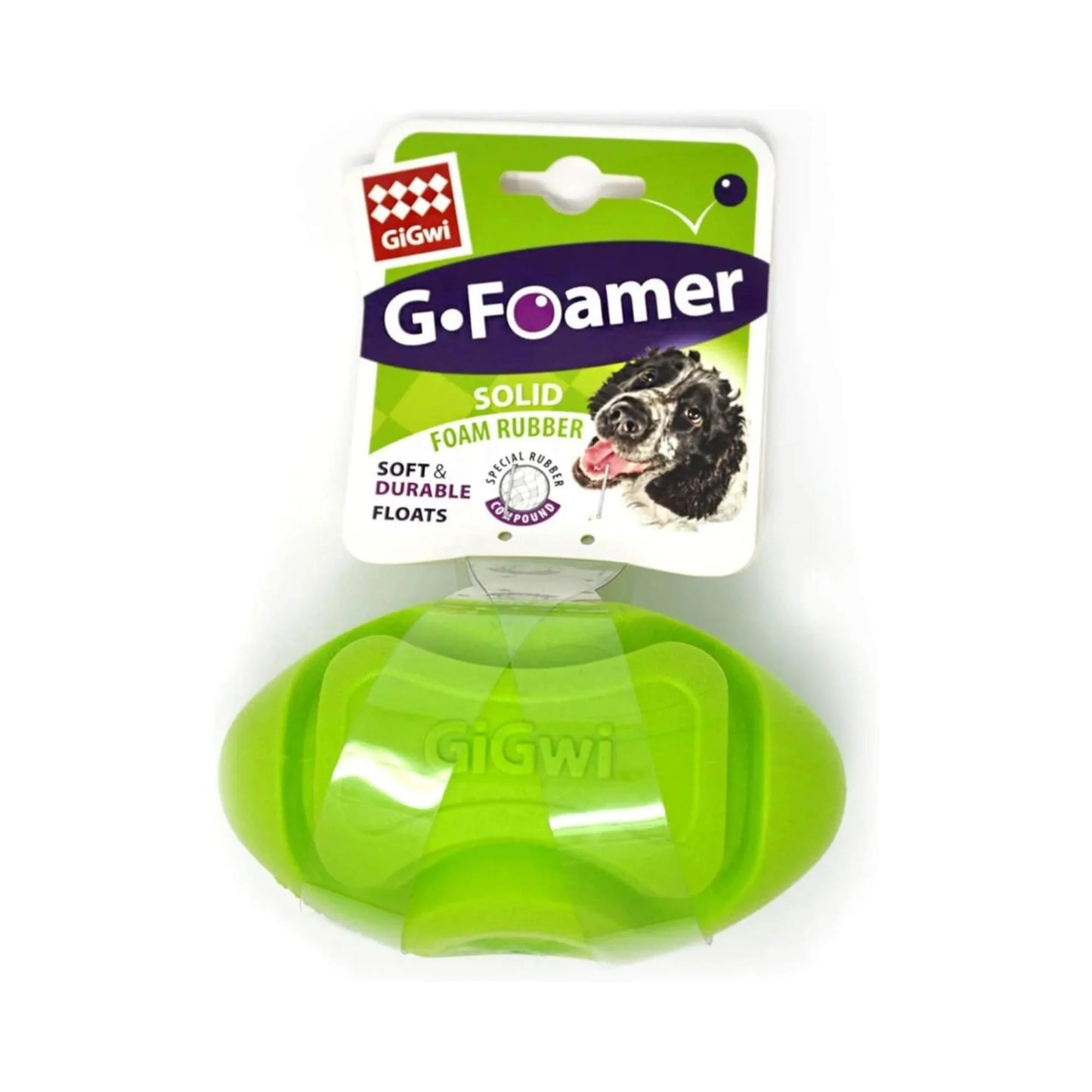 GiGwi G-Foamer Rugby Ball Ships from Australia