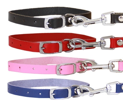 Beau Pets Puppy Collar & Lead Set Leather AU Owned