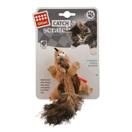 GiGwi Catch & Scratch Chipmunk Ships from Australia