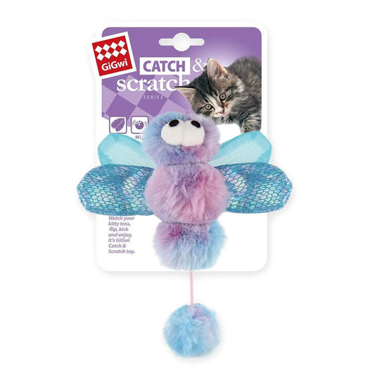 GiGwi Catch & Scratch Ice Cream Dragonfly Ships from Australia