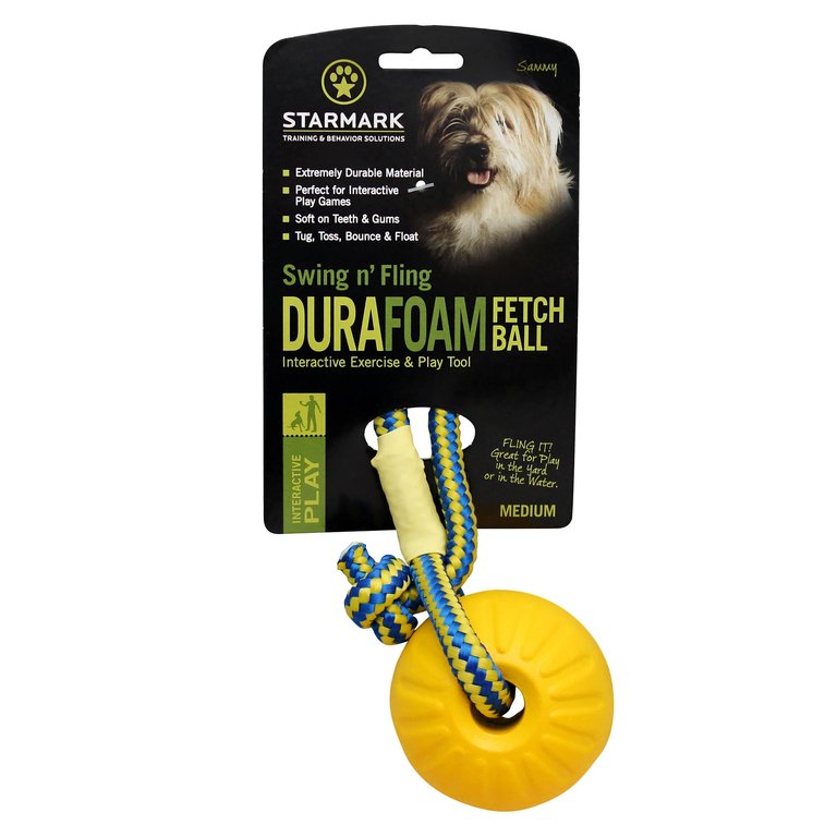 Starmark Swing N’ Fling Durafoam Fetch Ball Ships from Australia