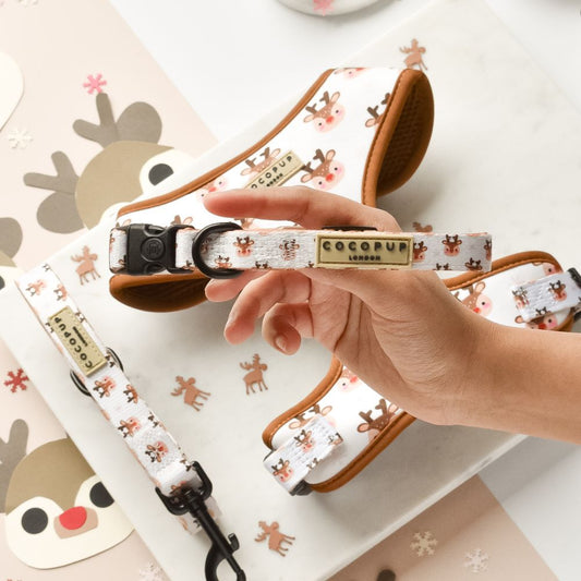 Cocopup London Dog Collar Ralphie Reindeer Ships from Australia
