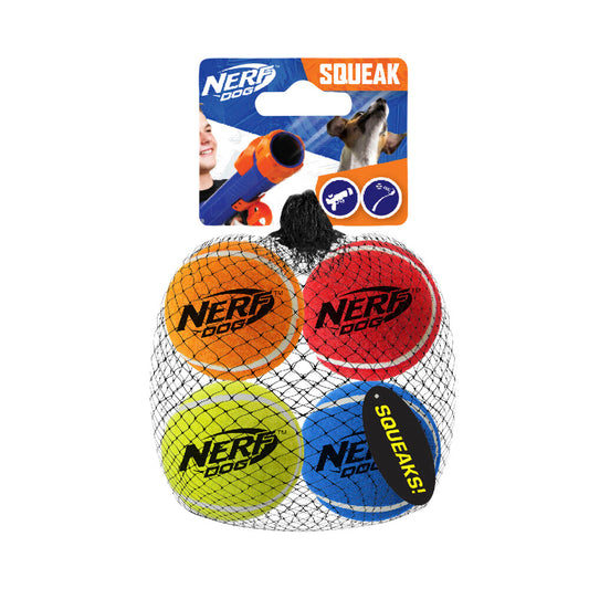 NERF DOG Squeak Tennis Balls Ships from Australia