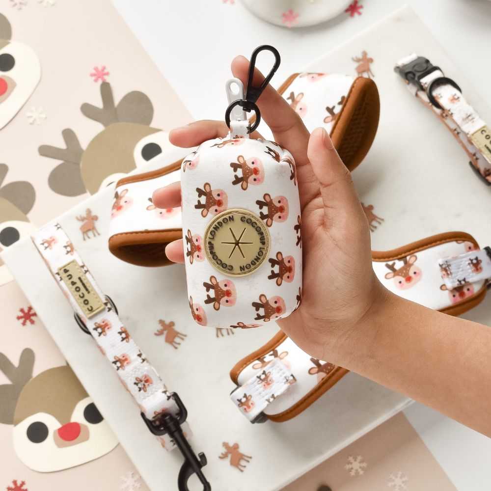 Cocopup London - Poop Bag Holder - Ralphie Reindeer