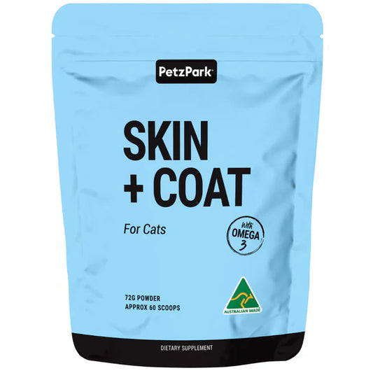 PetzPark - Skin + Coat - For Cats - 72g Powder