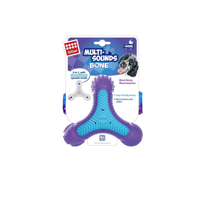 GiGwi Multi-Sound Bone Ships from Australia