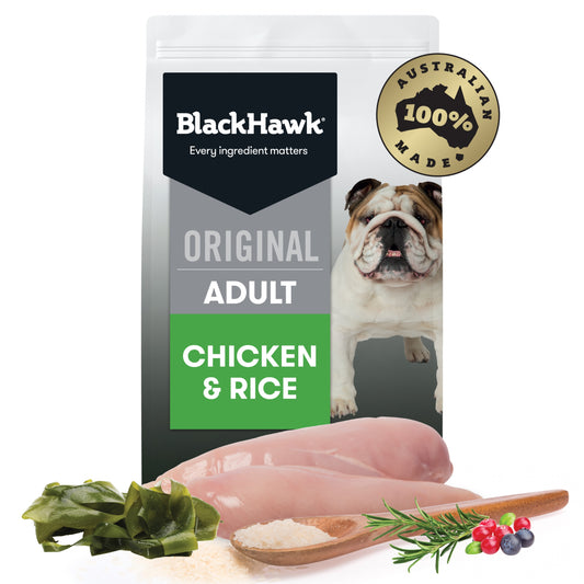 Black Hawk Adult Dog Chicken & Rice Ships from Australia