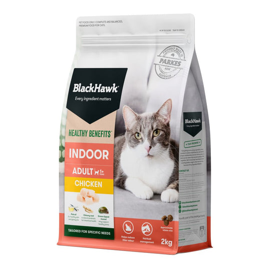 Black Hawk Adult Cat HB Indoor Ships from Australia