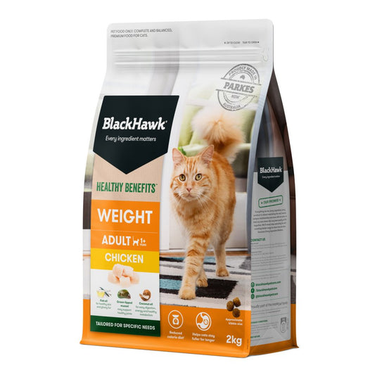 Black Hawk Adult Cat HB Healthy Weight Ships from Australia