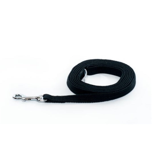 Beau Pets Cotton Webbing Training Lead Black AU Owned
