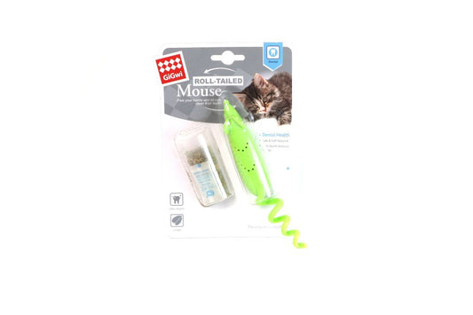 GiGwi Roll Tailed Mouse with Catnip Ships from Australia
