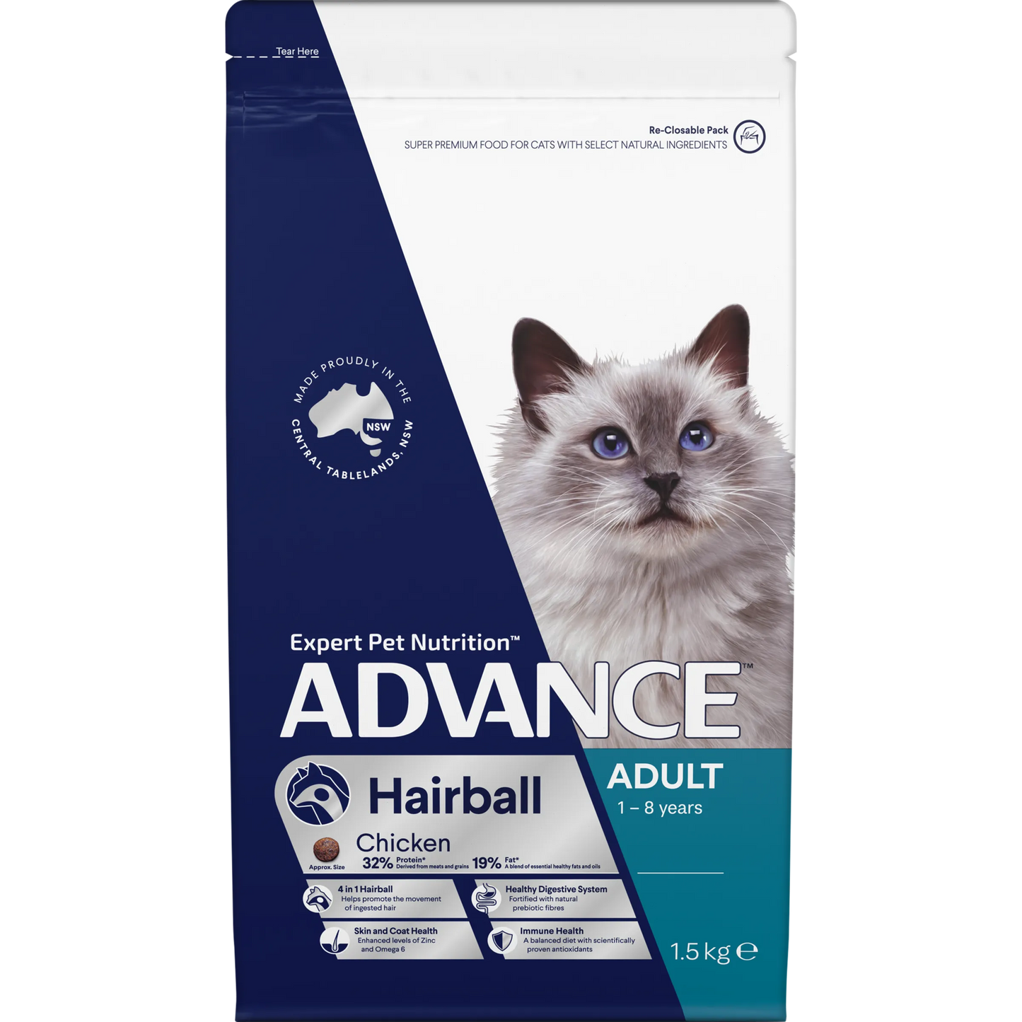 Advance Adult Cat Hairball Ships from Australia
