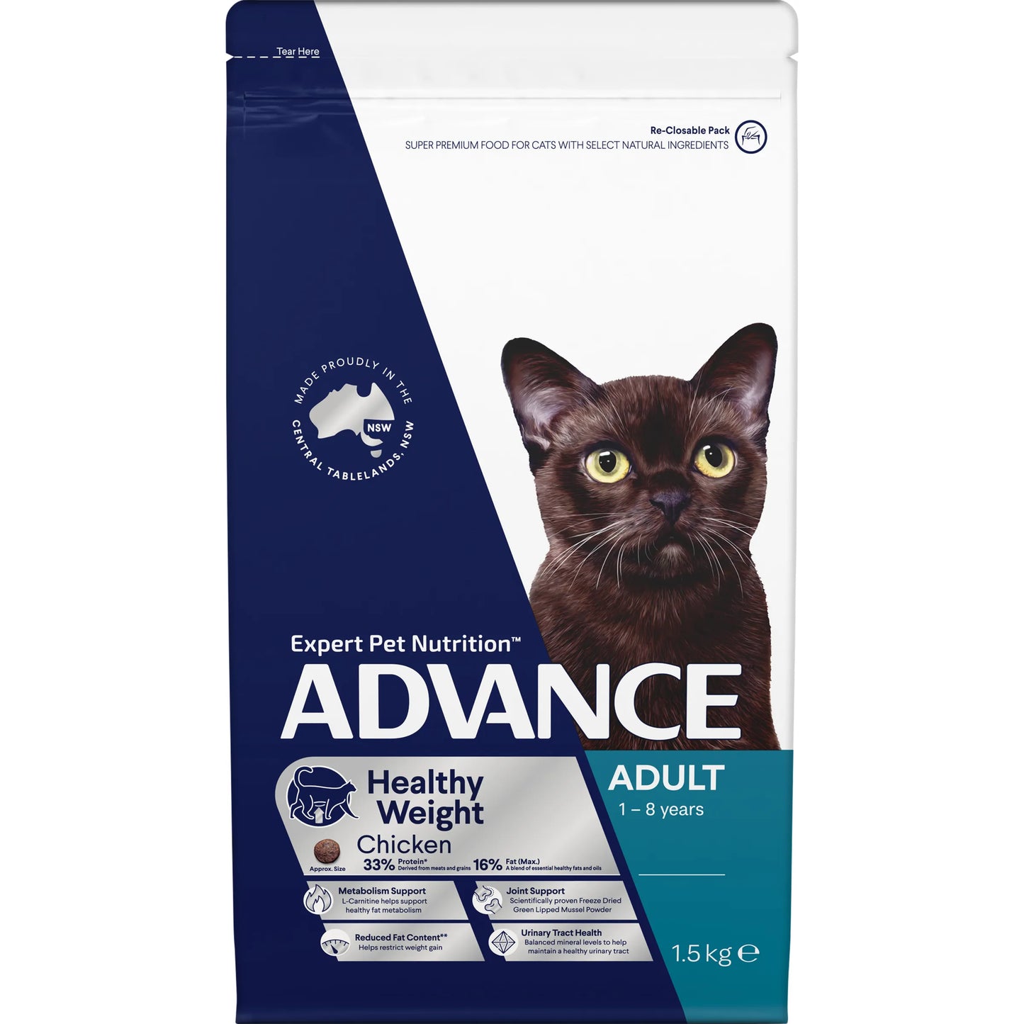 Advance Adult Cat Healthy Weight Ships from Australia