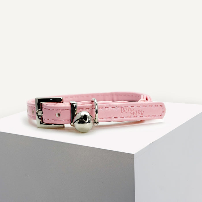 Dan & Sam Cat Collar Blush Vegan Leather AU Owned