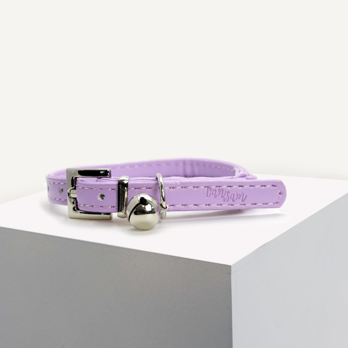 Dan & Sam Cat Collar Lilac Vegan Leather AU Owned