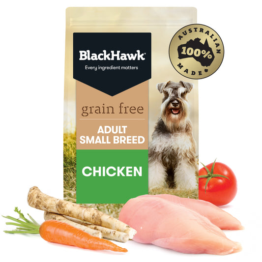 Black Hawk Adult Dog Small Breed GRAIN FREE Chicken Ships from Australia