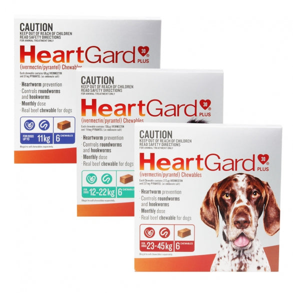 HeartGard Plus 6 Chews SPECIAL ORDER Ships from Australia – Tailzo