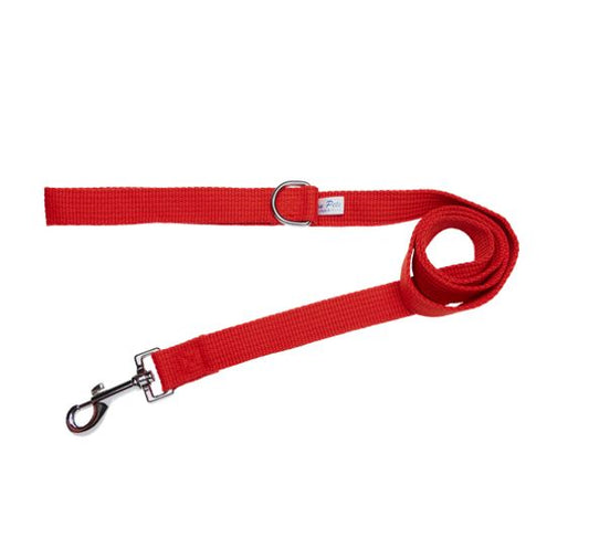 Beau Pets Webbing Lead Red AU Owned