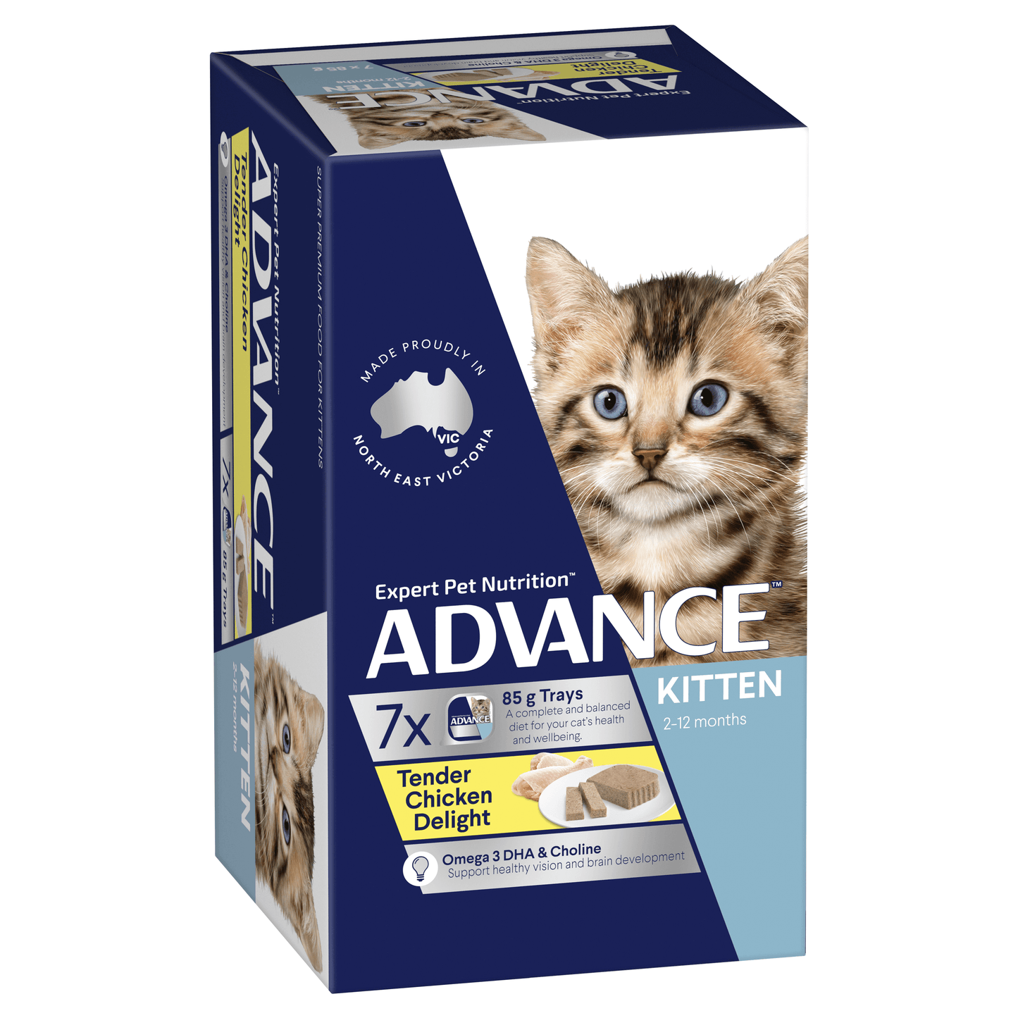 Advance Wet Food Trays Kitten Ships from Australia
