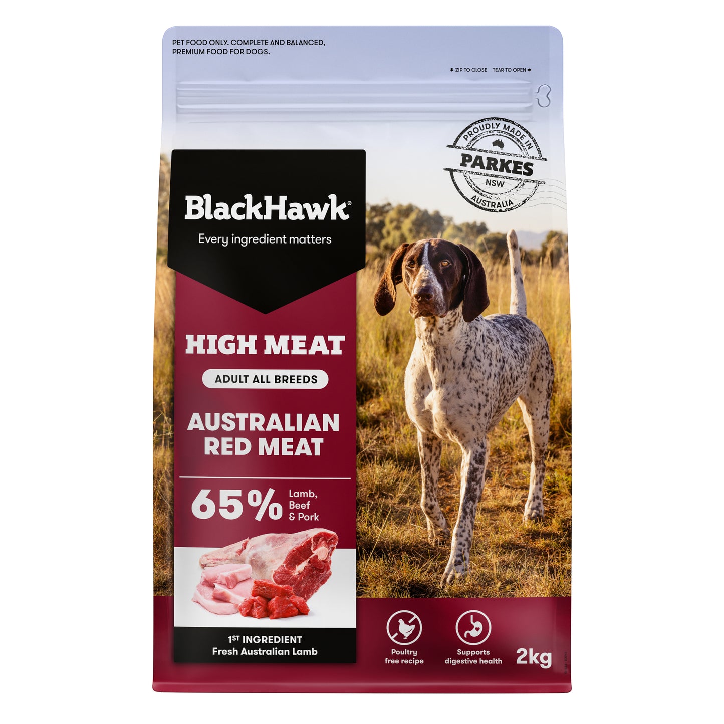 Black Hawk Adult Dog High Meat Australian Red Meat Ships from Australia