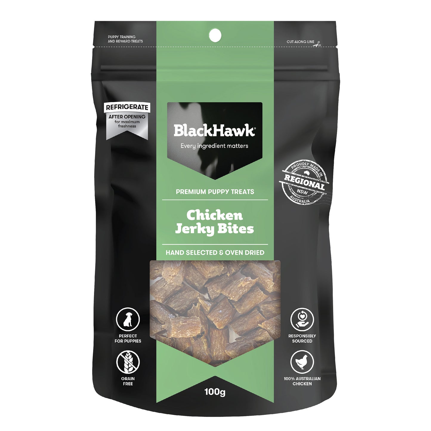 Black Hawk - Premium Puppy Treats - Jerky Bites