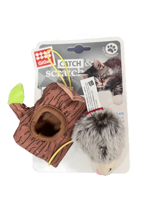 GiGwi Catch & Scratch Treat Dispenser Hedgehog Ships from Australia