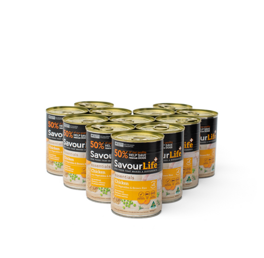 SavourLife Wet Food Tins Adult Dog Essentials AU Owned