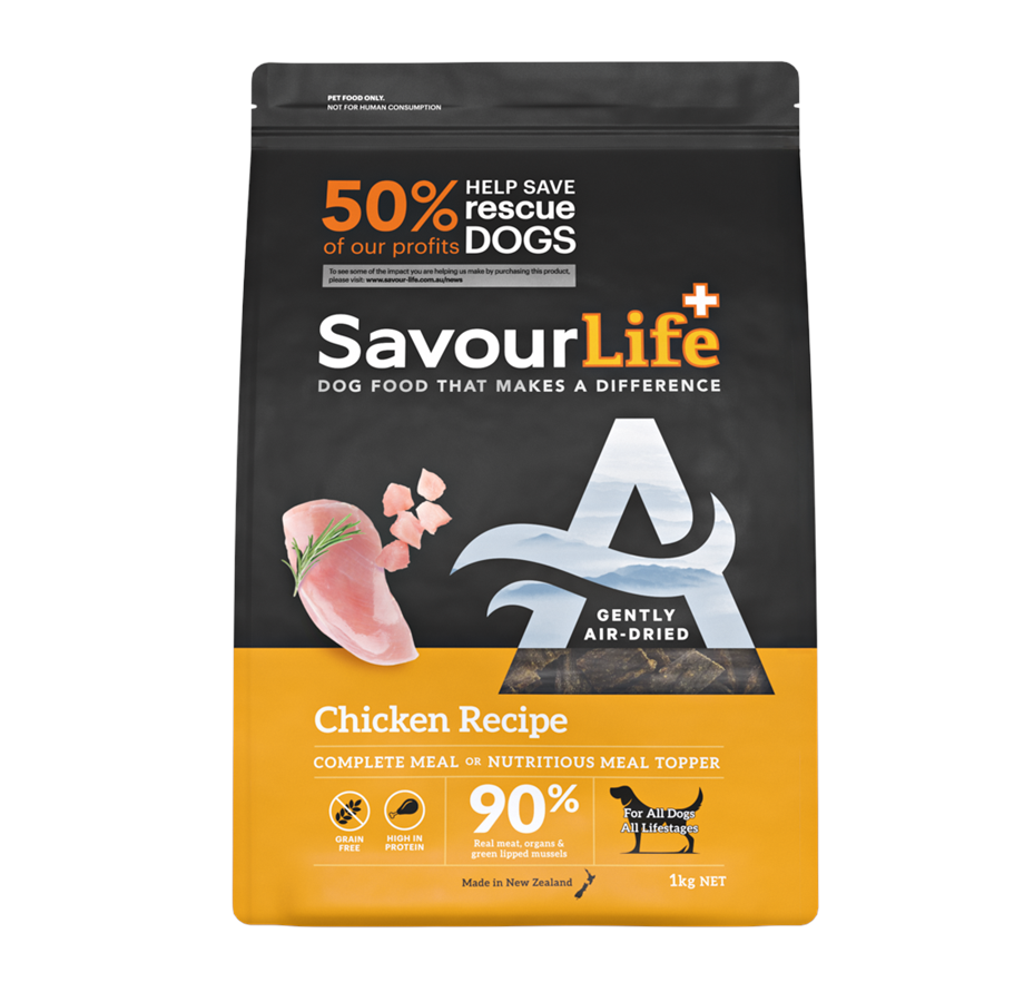 SavourLife Adult Dog Air Dried Chicken Recipe AU Owned