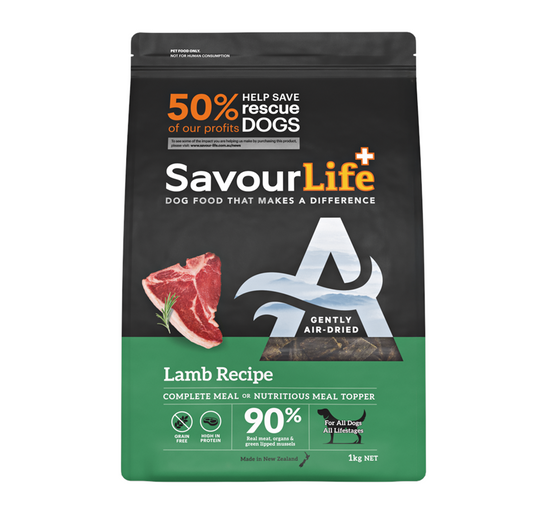 SavourLife Adult Dog Air Dried Lamb Recipe AU Owned